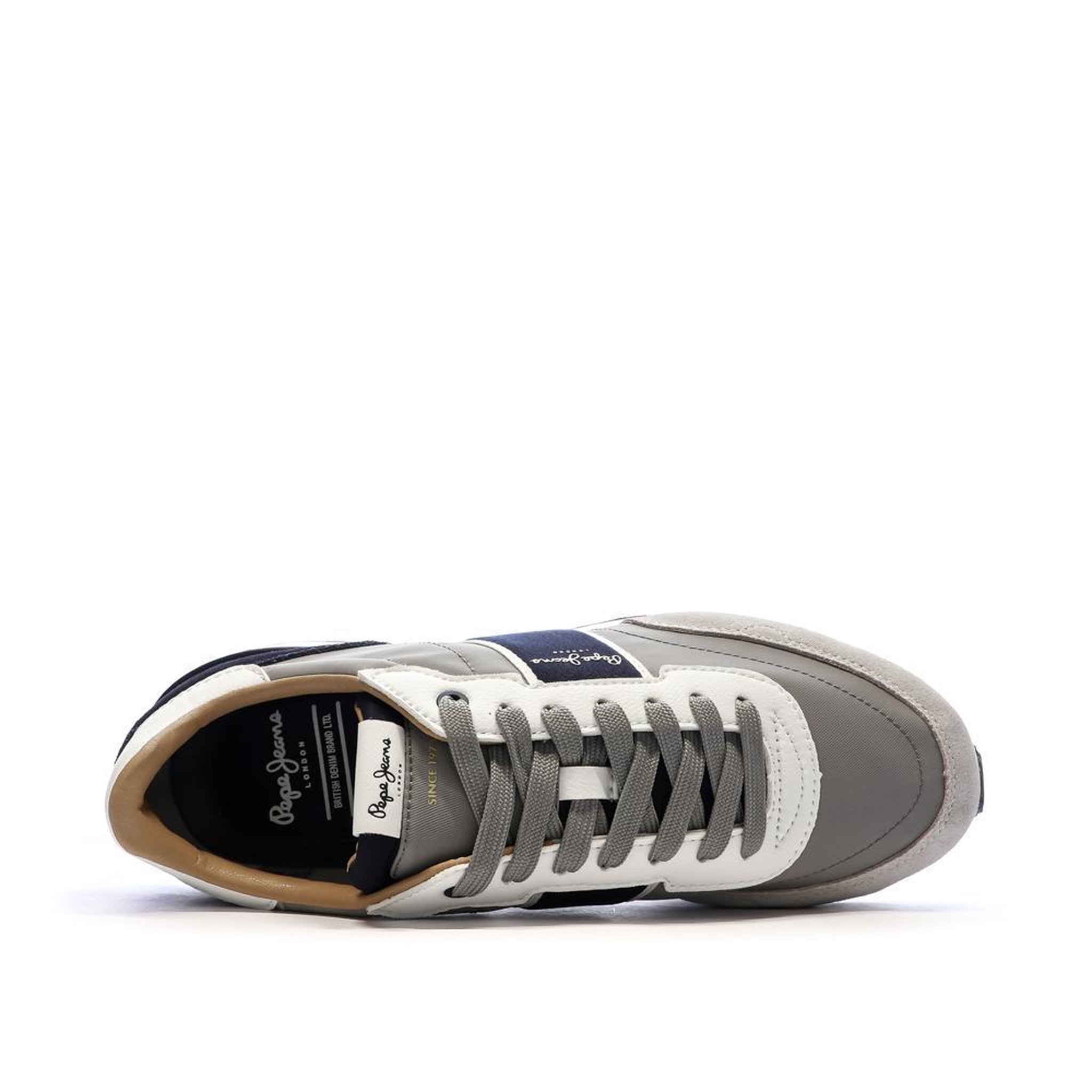 Voir la diapositive 4 : Pepe Jeans Baskets Gris Homme Pepe jeans Buster Club