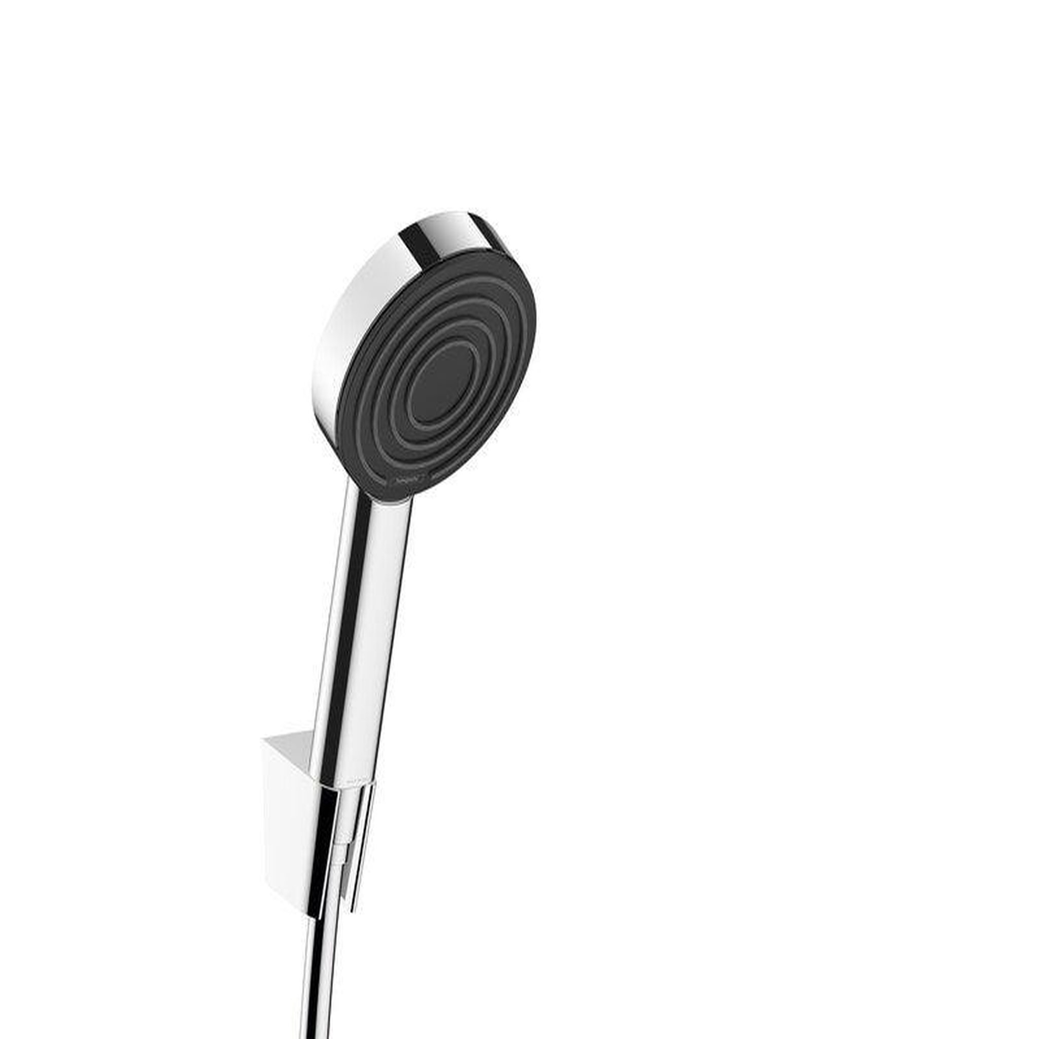 Hansgrohe Pommeau de douche 1 jet, flexible et support, HANSGROHE Pulsify chromé
