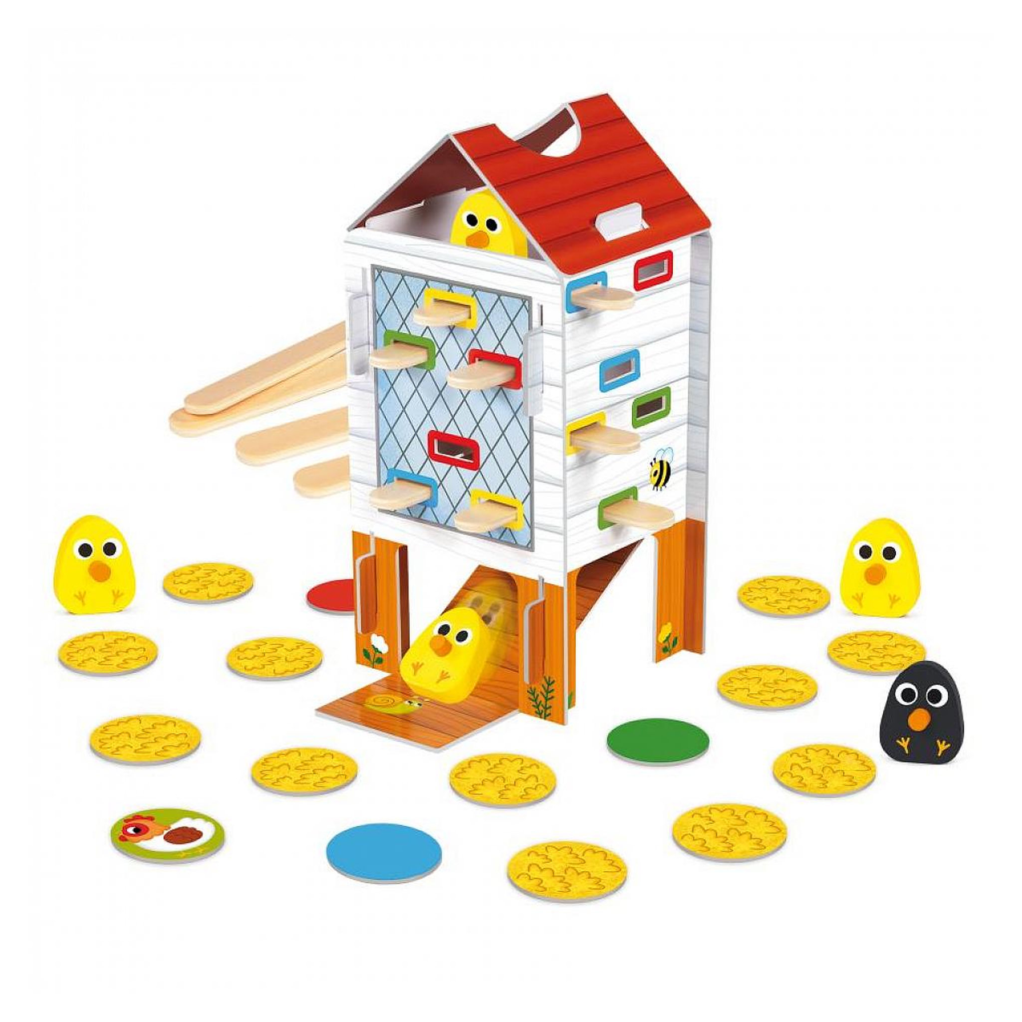 Voir la diapositive 4 : Goula Happy chicken  jeux de societe