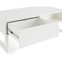 Voir la diapositive 4 : BEST MOBILIER Sofia - table basse - blanc mat - 1 niche - 110 cm