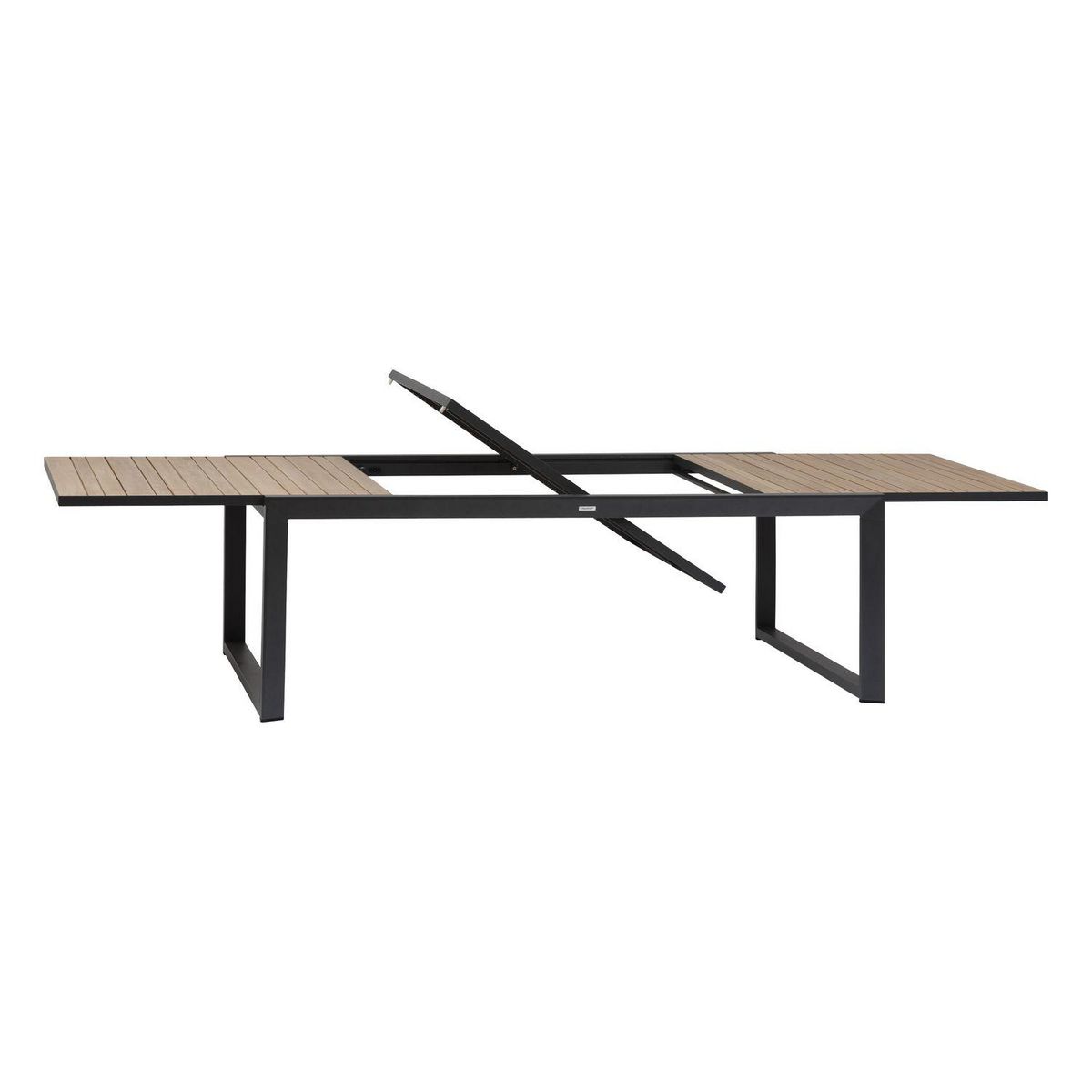 HESPERIDE Table de jardin extensible Corvo acacia et aluminium - 12 Places