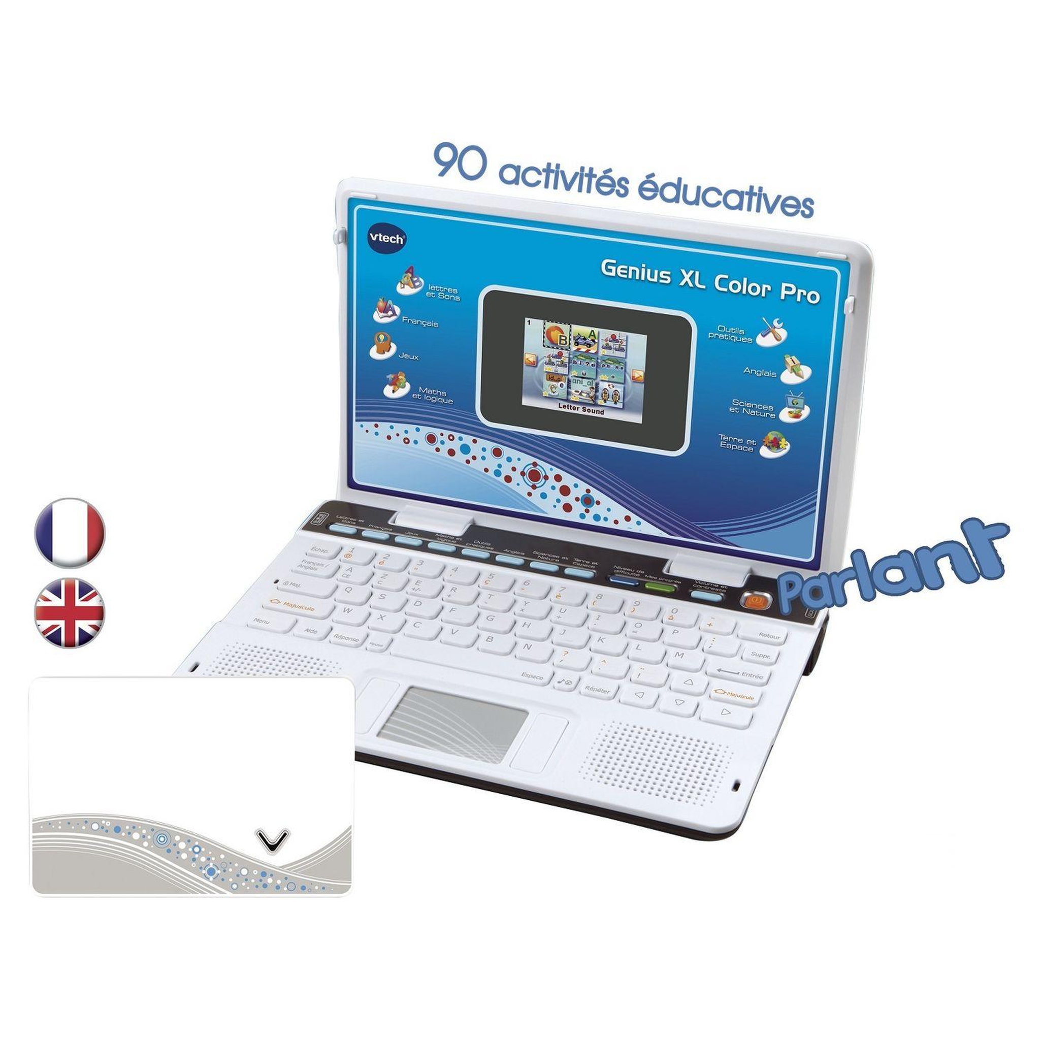 Voir la diapositive 3 : VTECH Genius XL Color Pro Bilingue Silver