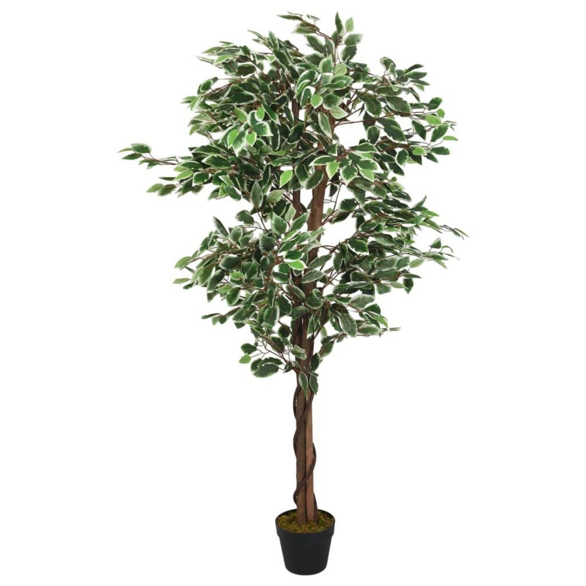 VIDAXL Ficus artificiel 1008 feuilles 180 cm vert