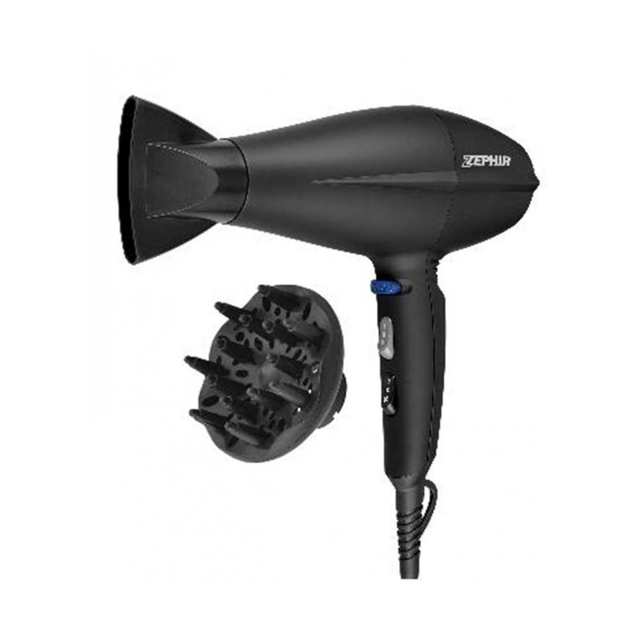 Voir la diapositive 2 : ZEPHIR Zephir ZHB2002 sèche-cheveux 2200 W Noir