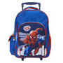 Voir la diapositive 1 : MARVEL Sac à dos à roulettes bleu Spiderman