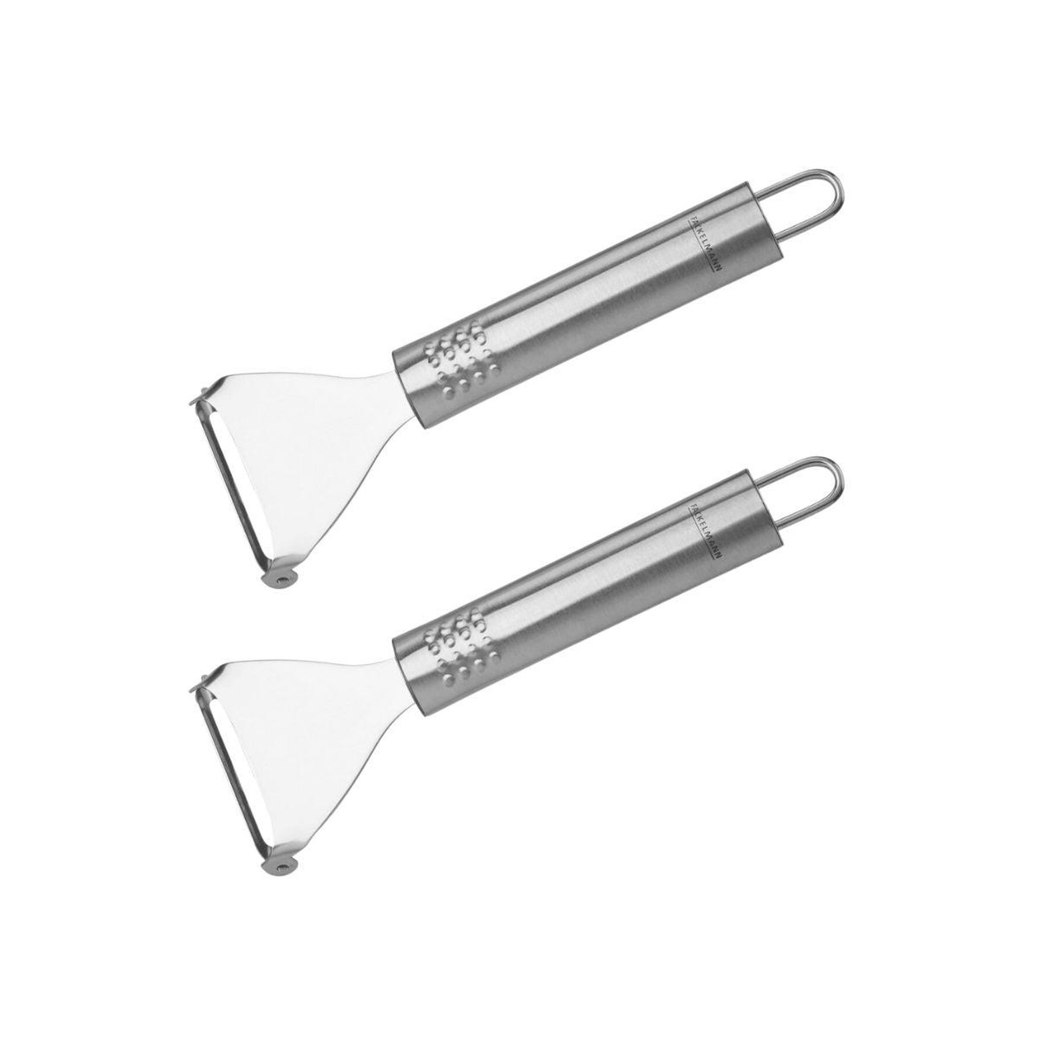 Fackelmann Lot de 2 rasoirs à légumes inox 18 cm fackelmann ovale