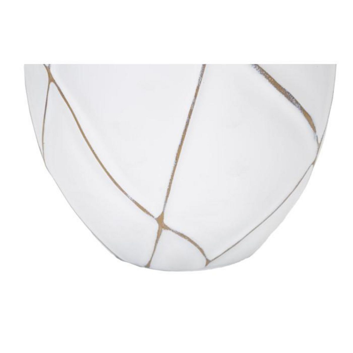 Paris Prix Lampe à Poser en Résine  Lines  60cm Blanc & Naturel