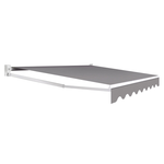 ID MARKET Store banne manuel 3,80x3 M gris anthracite