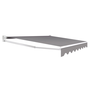 Voir la diapositive 1 : ID MARKET Store banne manuel 3,80x3 M gris anthracite