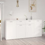 Voir la diapositive 1 : VIDAXL Buffet Blanc 160x36x75 cm Bois d'ingenierie