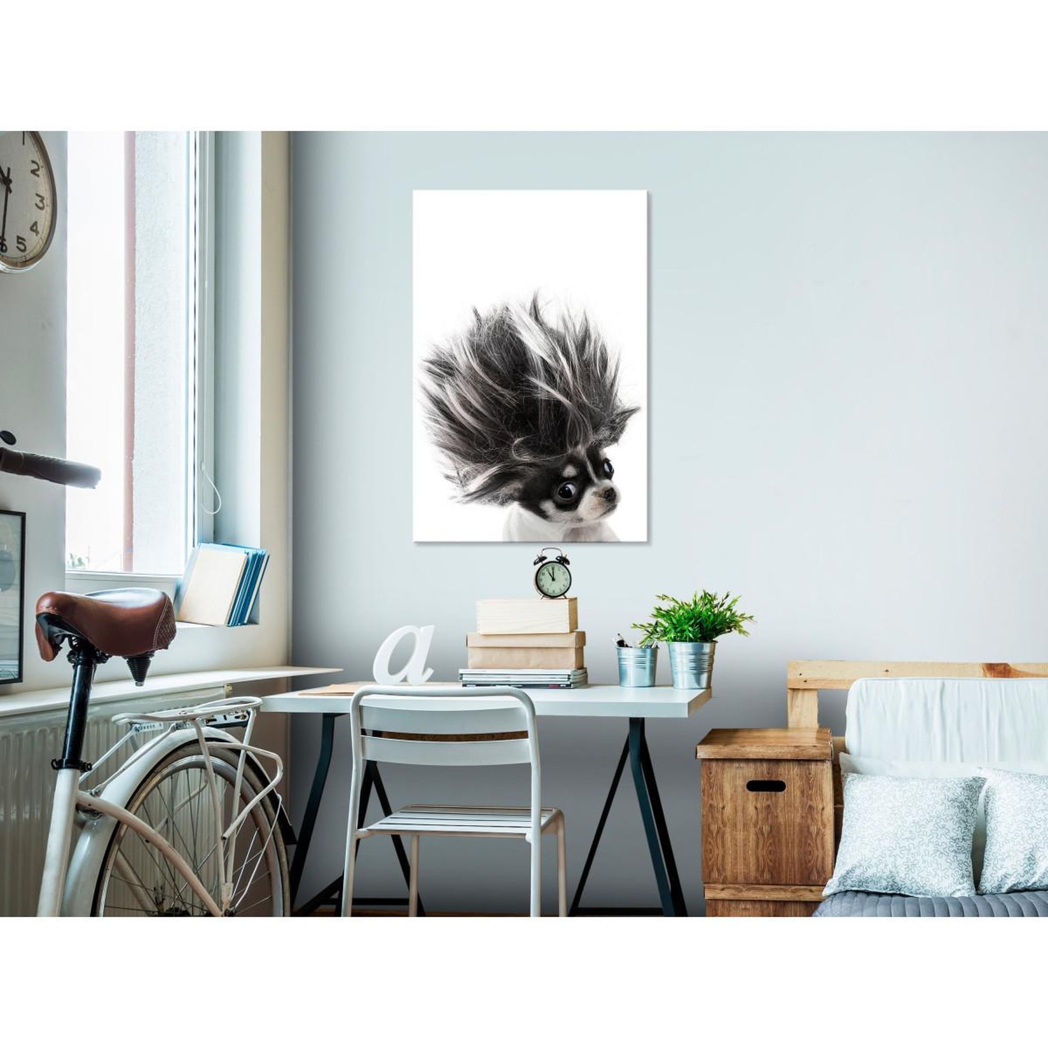 Voir la diapositive 2 : Paris Prix Tableau imprimé  chihuahua
