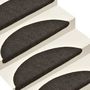Voir la diapositive 4 : VIDAXL Tapis d'escalier autocollants 15 pcs anthracite 65x21x4 cm