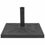 Voir la diapositive 2 : VIDAXL Base carree de parasol Resine Noir 19 kg