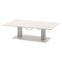 Voir la diapositive 3 : HESPERIDE Table de jardin relevable rectangulaire en aluminium SALIMIA - Avoine
