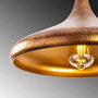 Voir la diapositive 4 : TOILINUX Suspension Istanbul en métal - Bronze et or