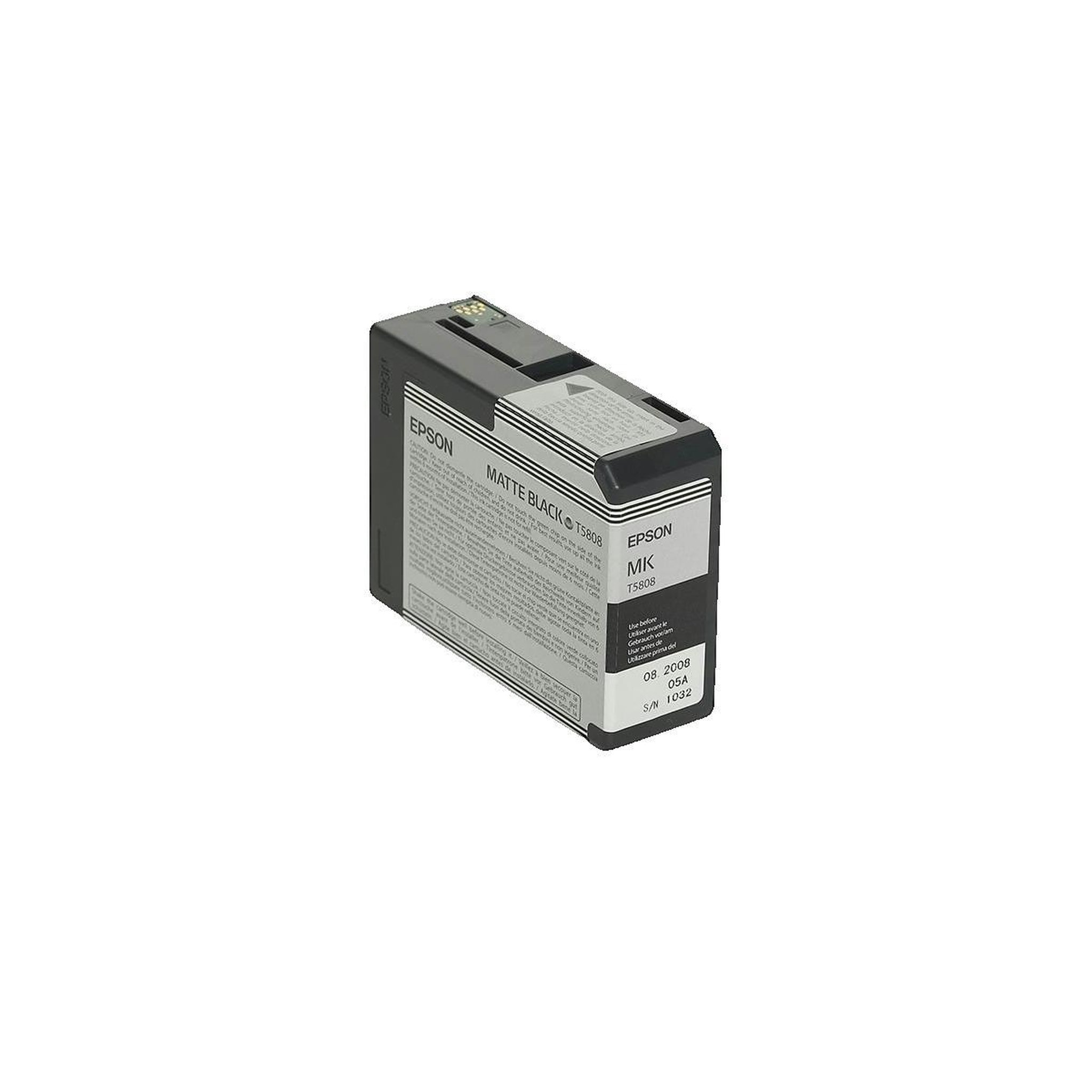 Voir la diapositive 2 : Epson Cartouche d'encre Epson T5808 Noir Mat