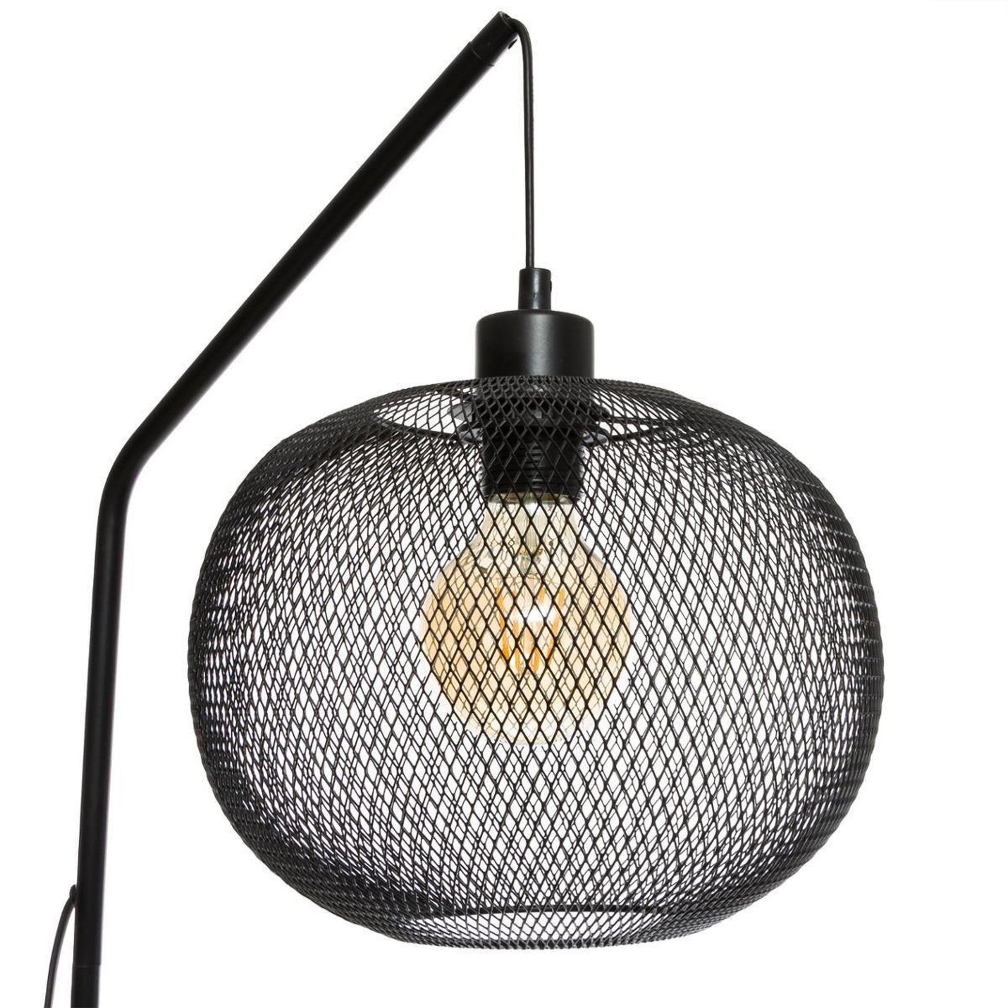 Voir la diapositive 2 : ATMOSPHERA Lampadaire arc design  emie  157cm noir
