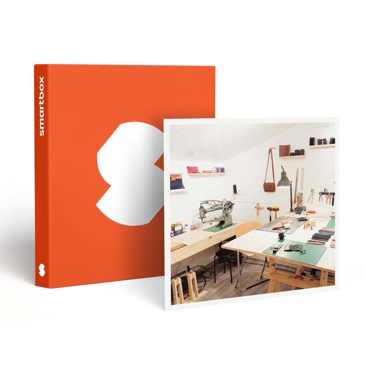 Smartbox Atelier de maroquinerie avec confection d'un porte-carte en cuir - Coffret Cadeau Multi-thèmes