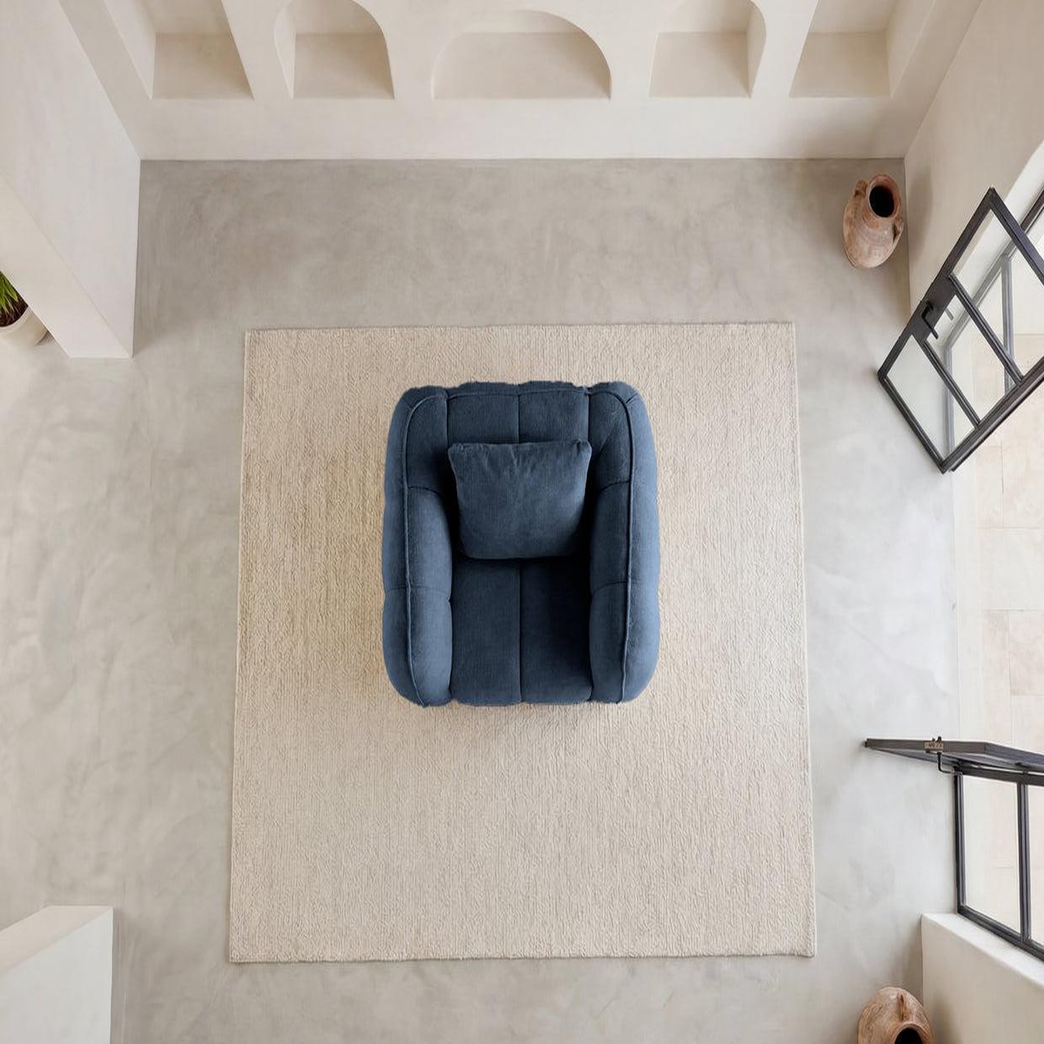 Voir la diapositive 5 : CASANOVA PARIS HAVANA - Fauteuil tissu lisse