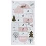 Voir la diapositive 1 : Paris Prix Tapis Enfant  Marelle  70x140cm Blanc & Rose