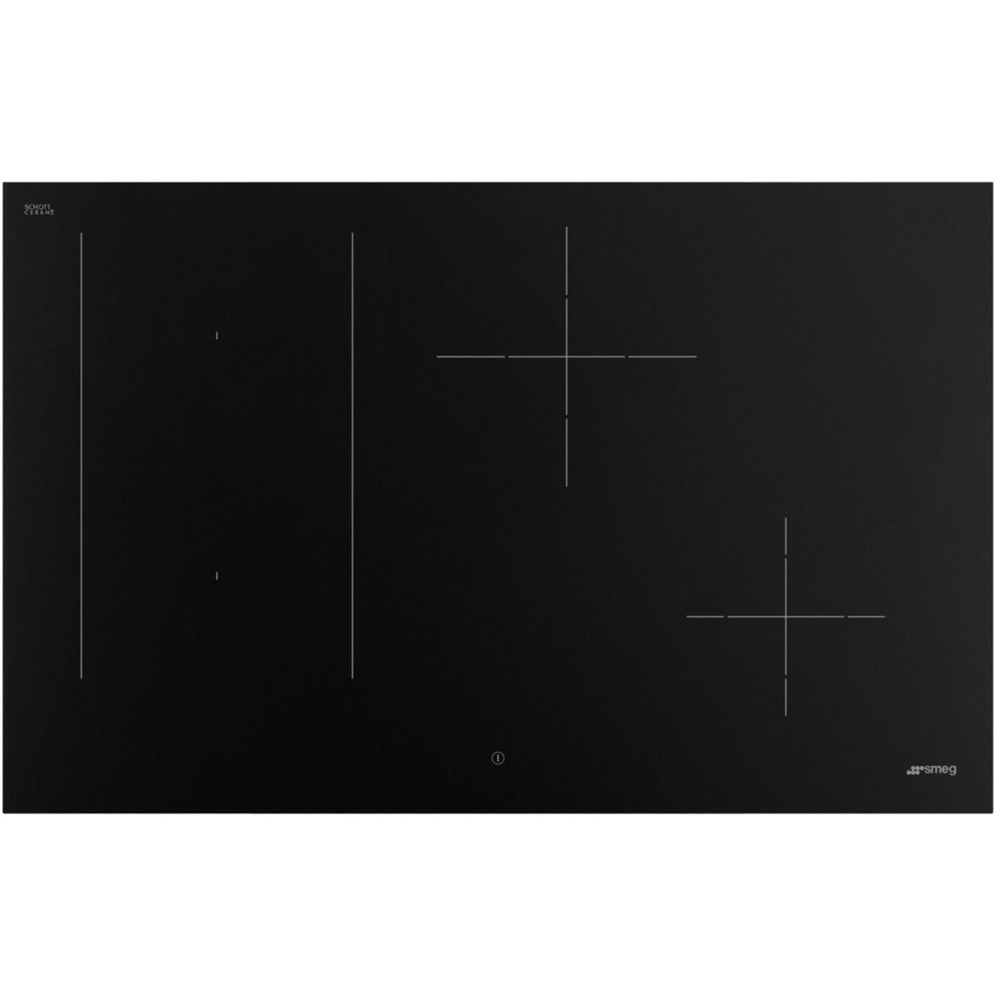 SMEG Plaque induction sim3844n  noir mat