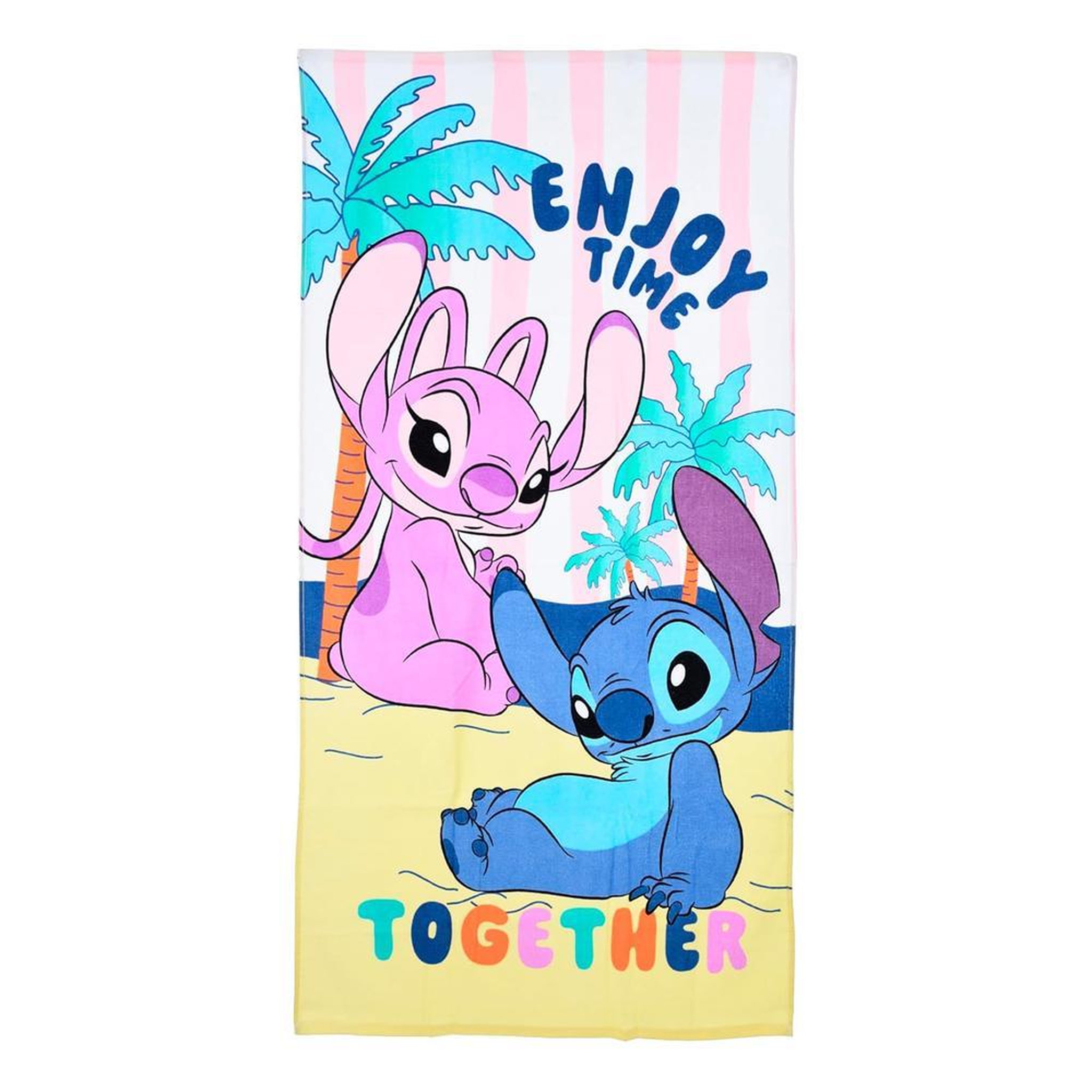 Voir la diapositive 1 : SPORTZONE Serviette Rose/Bleu Fille  Sport Zone Enjoy Time