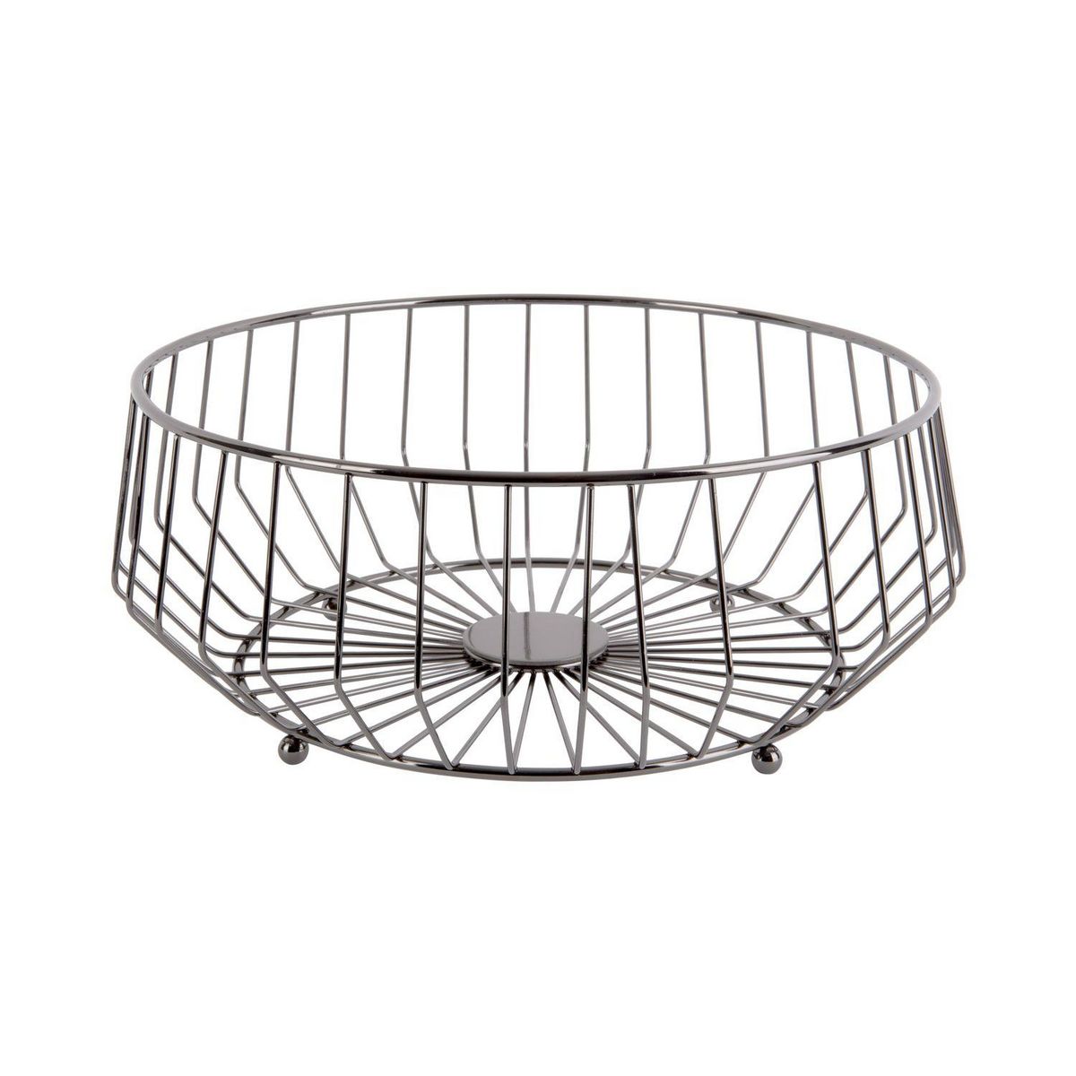 PRESENT TIME Corbeille à fruits design métal large Kink