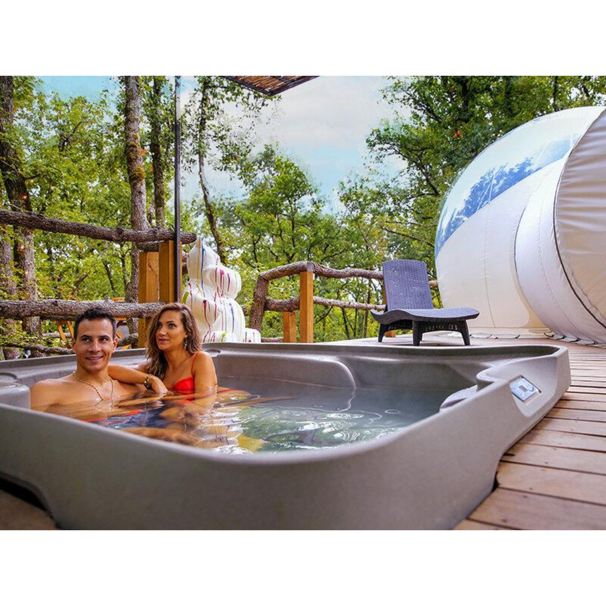 Smartbox Séjour insolite en bulle avec bain bouillonnant au cœur des vignobles de Gaillac - Coffret Cadeau Séjour