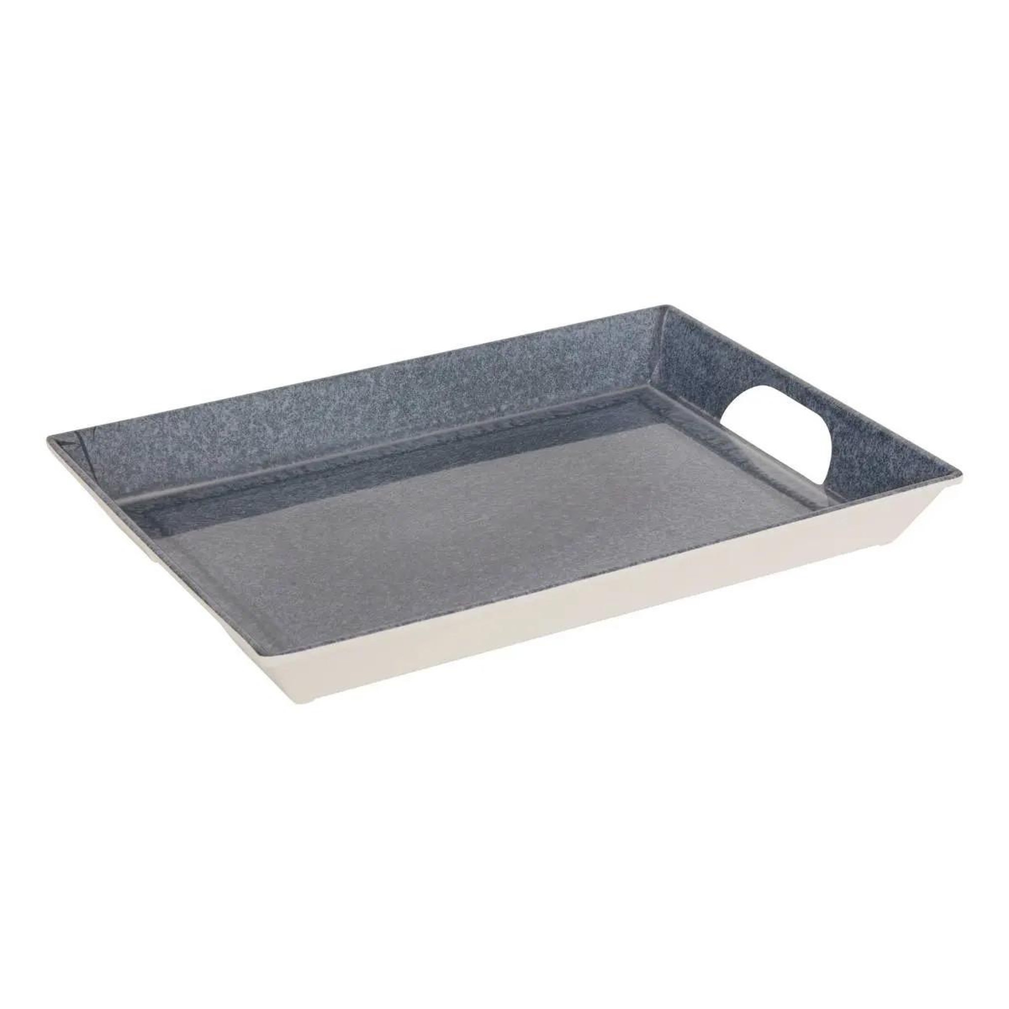 SECRET DE GOURMET Plateau de service en mélamine  fanny  40cm bleu