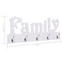 Voir la diapositive 6 : VIDAXL Porte-manteau mural FAMILY 74x29,5 cm
