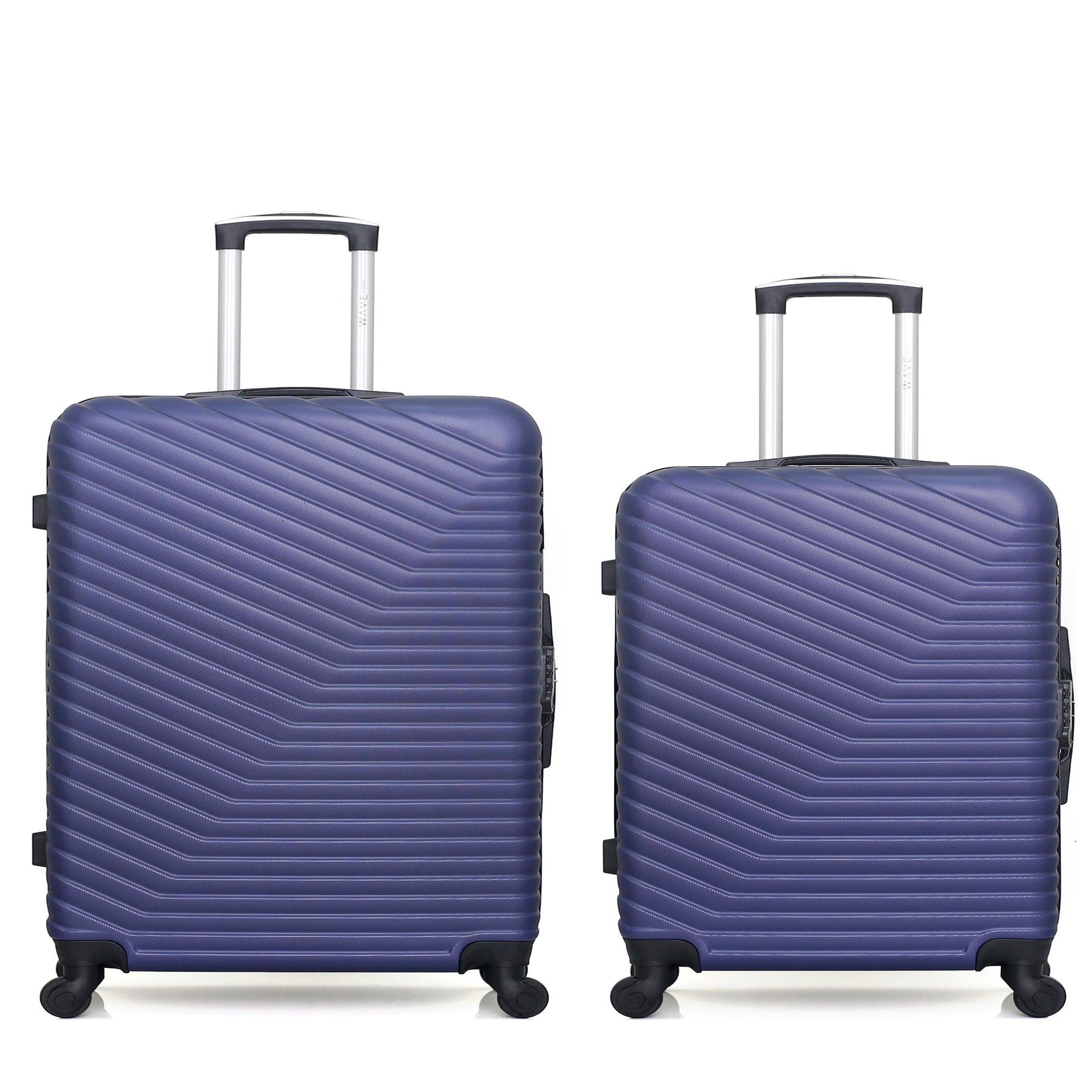 WAVE PARIS Wave paris - lot de 2 - valise grand format et valise weekend lena