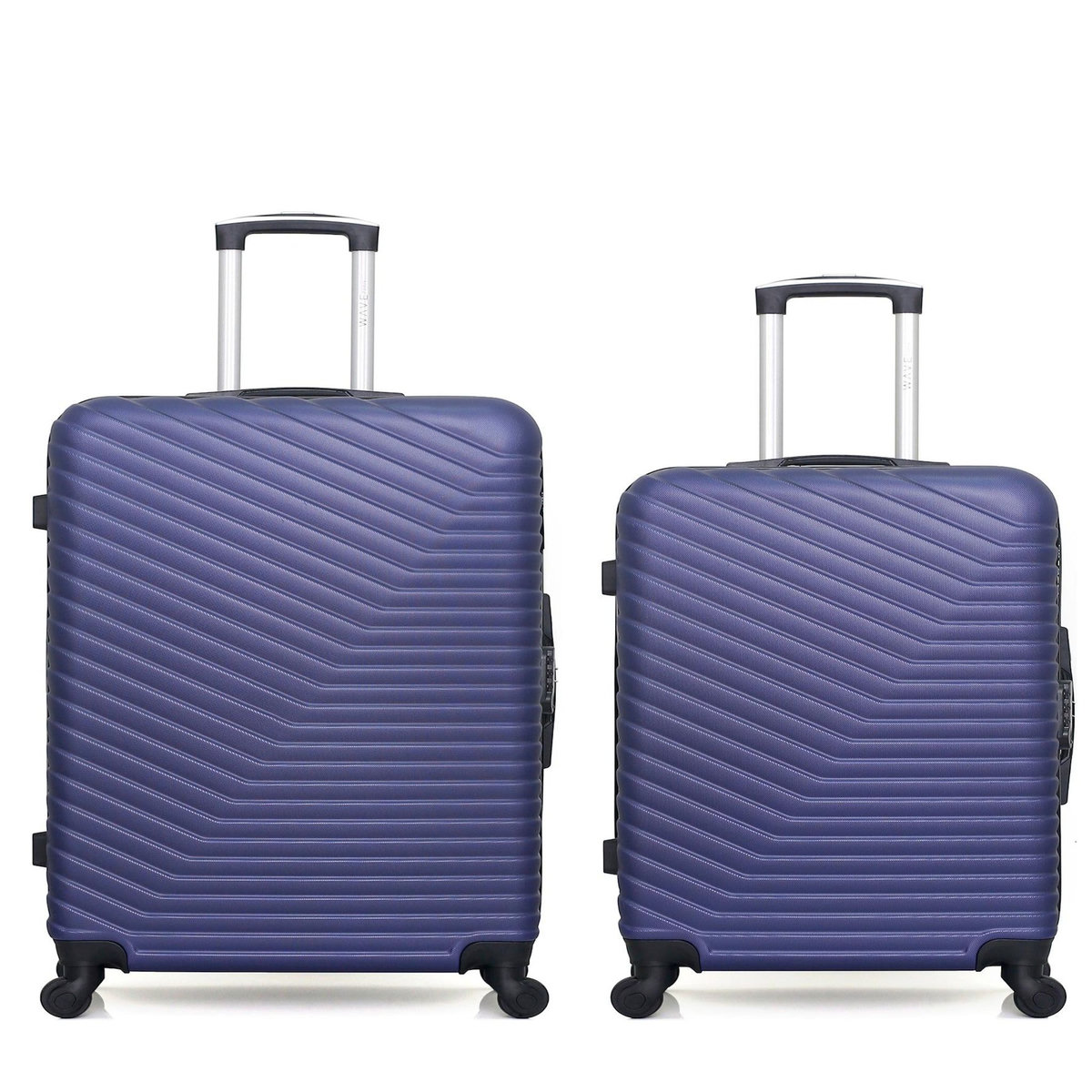 WAVE PARIS WAVE PARIS - Lot de 2 - Valise grand format et valise weekend LENA