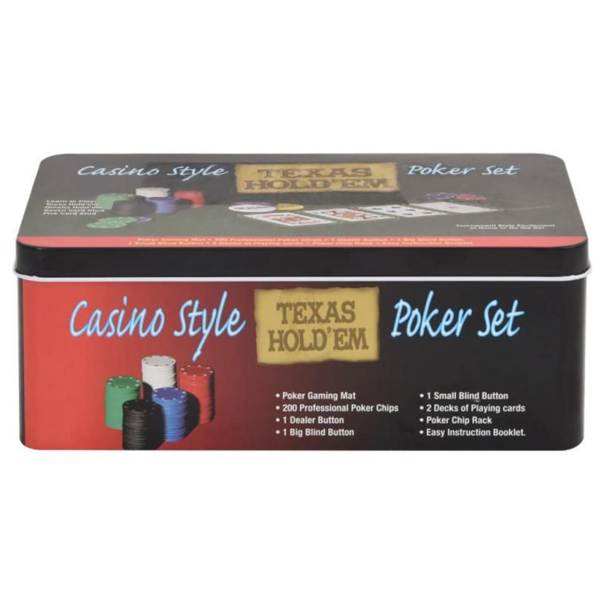 VIDAXL Jeu de jetons de poker 200 pcs 4 g