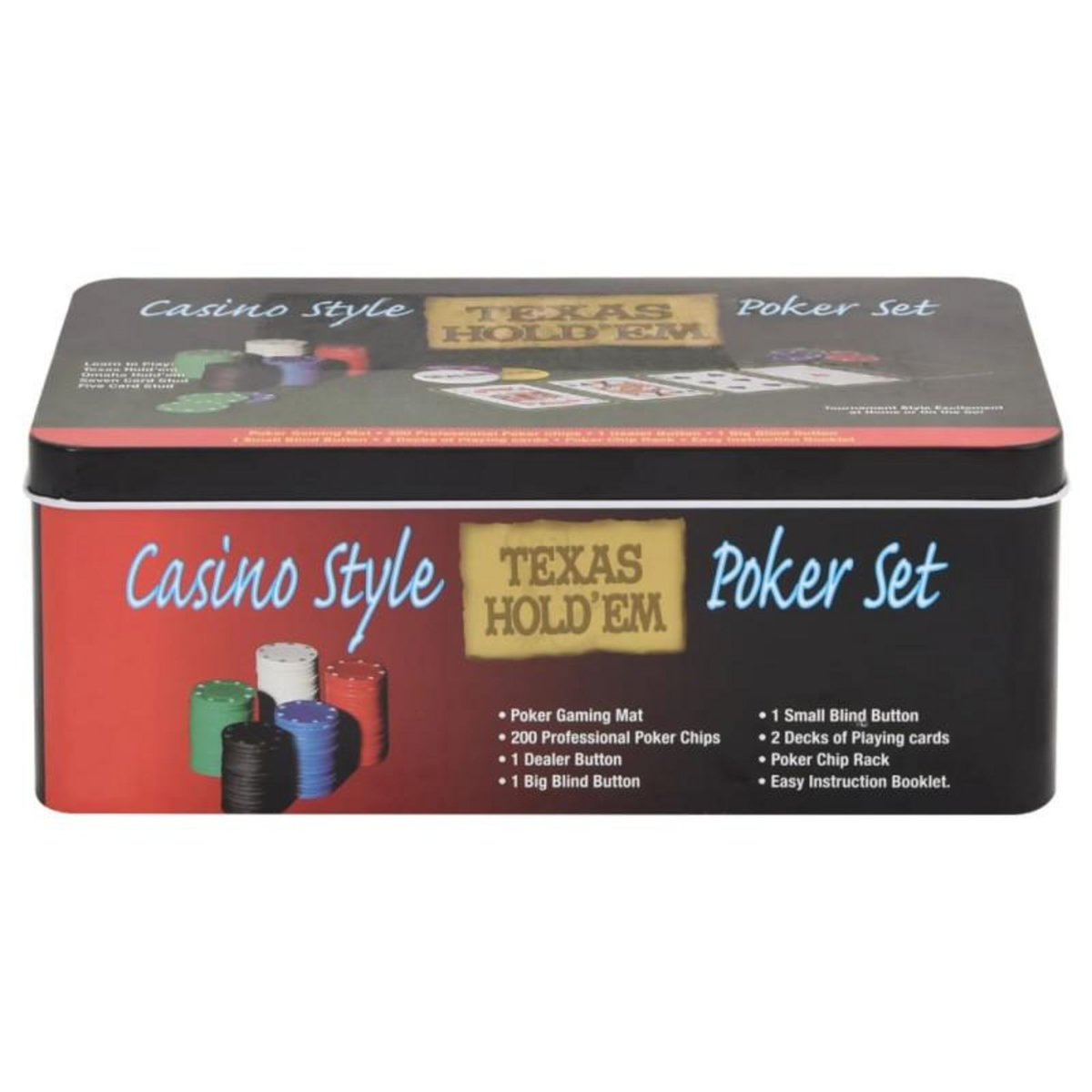 VIDAXL Jeu de jetons de poker 200 pcs 4 g