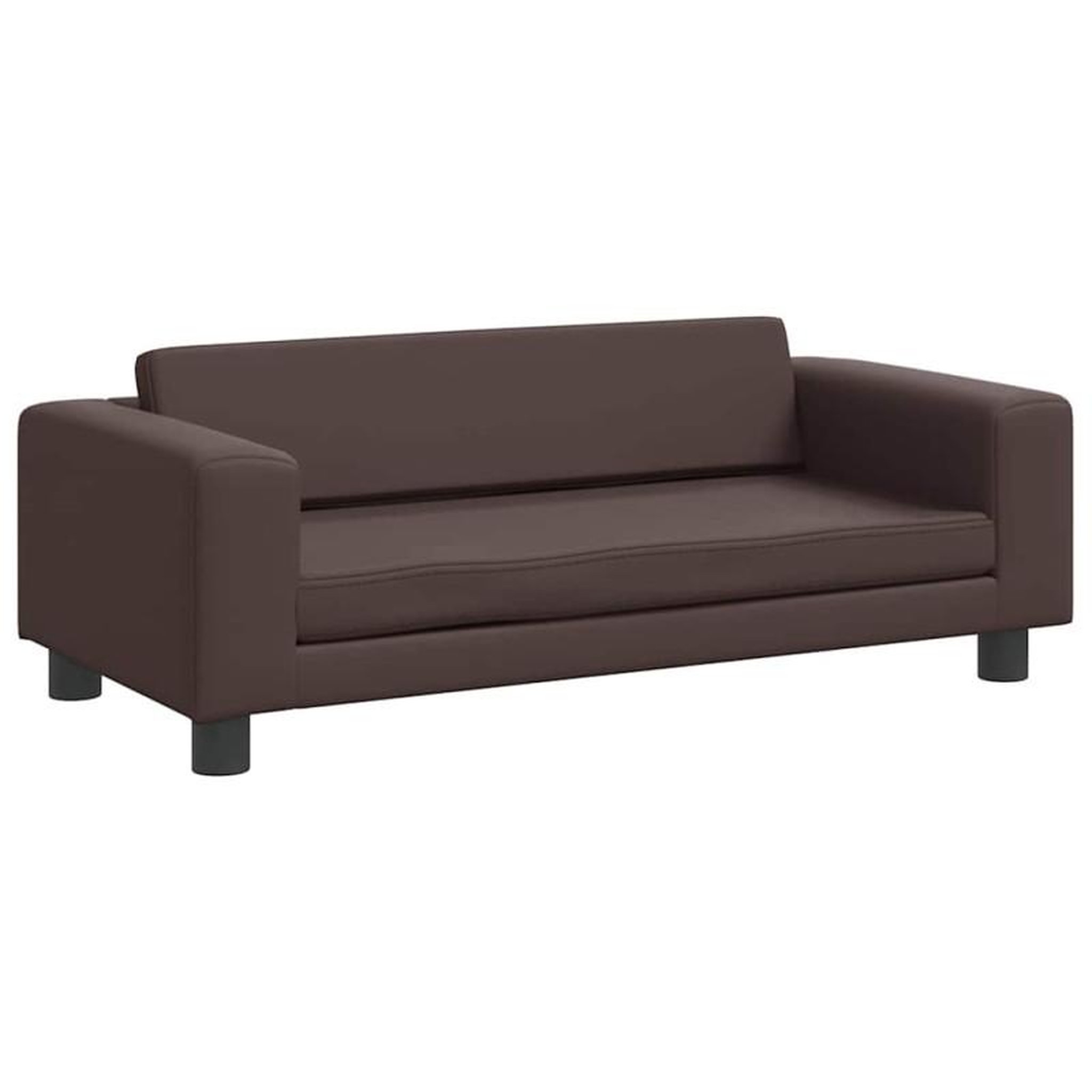 Voir la diapositive 6 : VIDAXL Lit pour chien avec extension marron 100x50x30 cm similicuir
