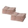 Voir la diapositive 1 : Today TODAY Essential - Lot de 10 serviettes de toilette 50x90 cm 100% Coton coloris rose