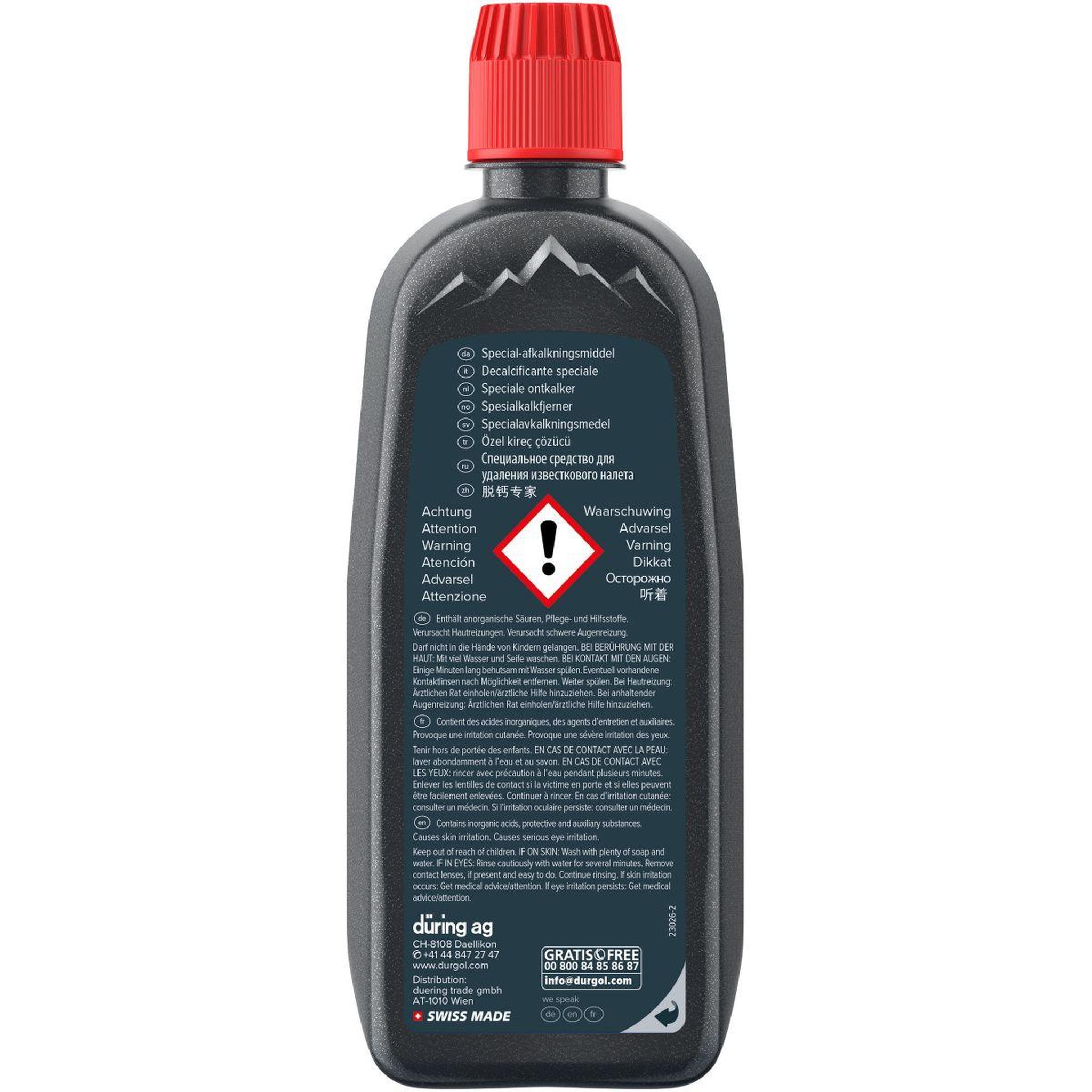 Voir la diapositive 2 : DURGOL Détartrant swiss steamer 500 ml