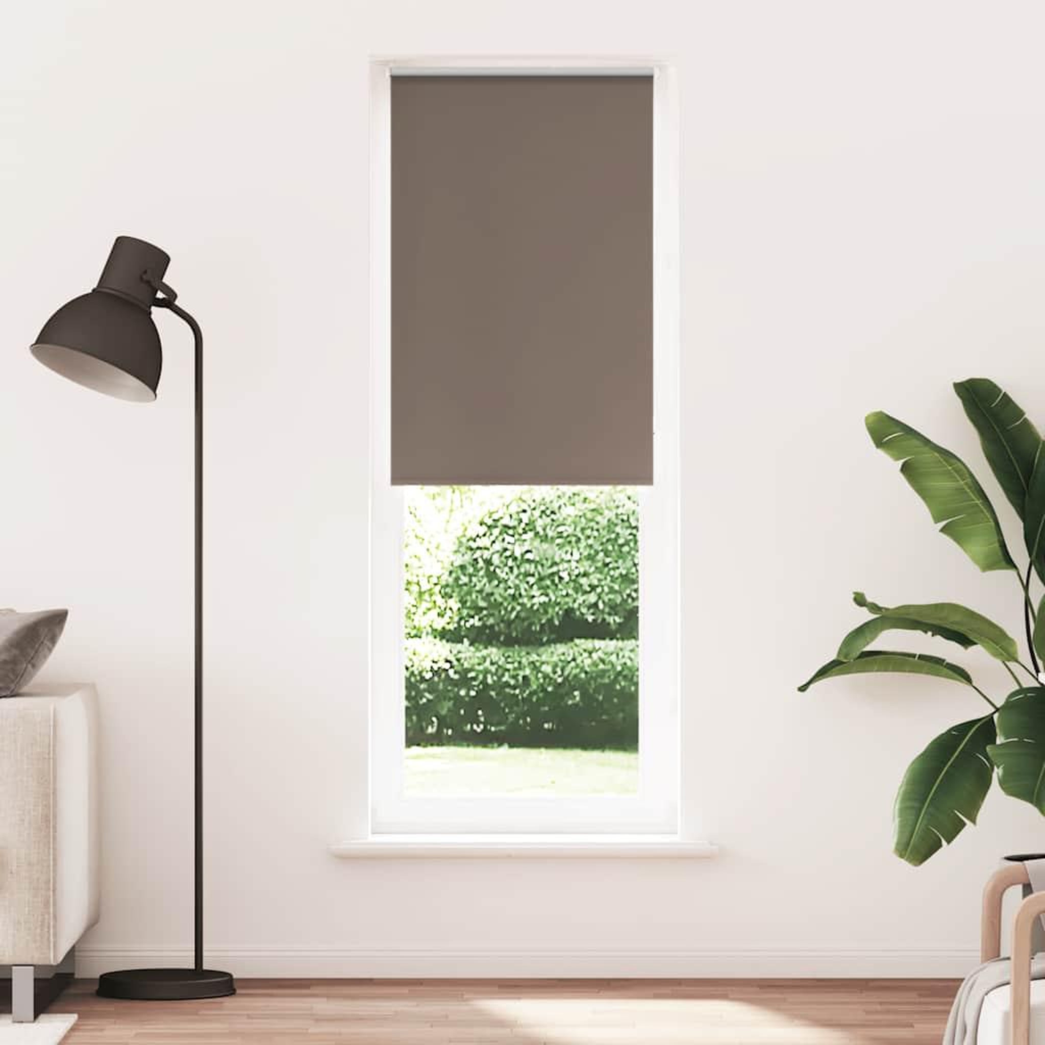 VIDAXL Store enrouleur occultant cafe 75x210cm largeur du tissu 70,7cm