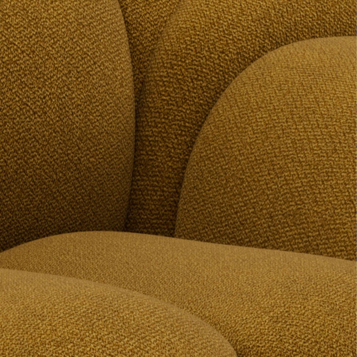 LISA DESIGN Ava - canapé 3 places en velours texturé