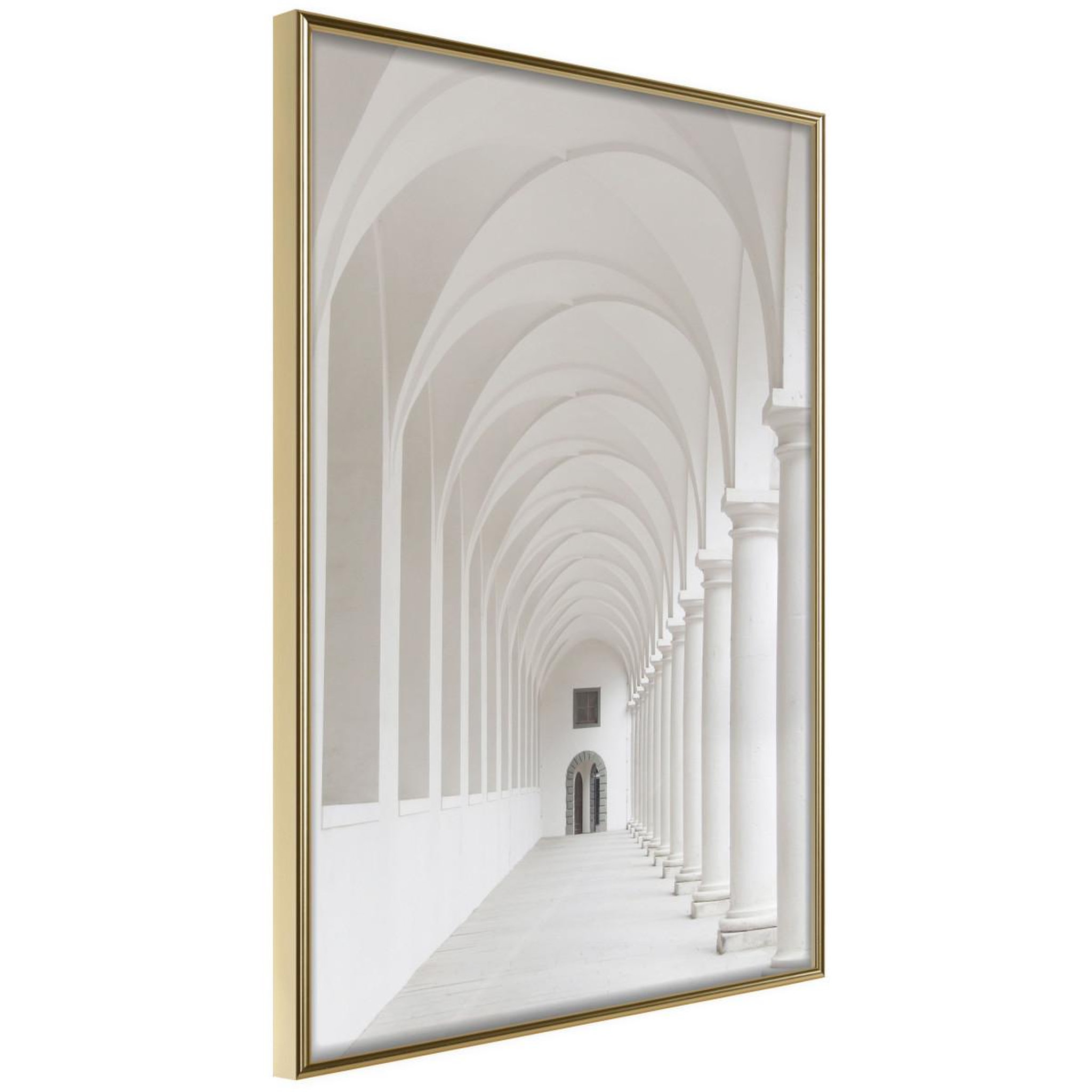 Paris Prix Affiche Murale Encadrée  White Colonnade