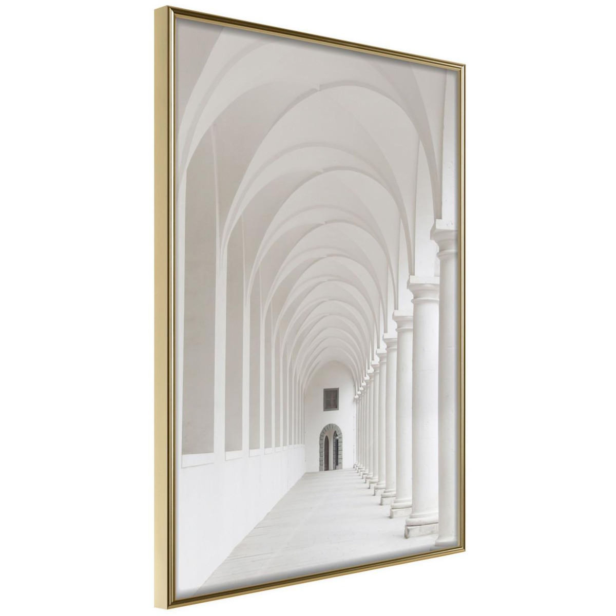Paris Prix Affiche Murale Encadrée  White Colonnade