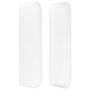 Voir la diapositive 4 : VIDAXL Tete de lit avec oreilles Blanc 83x16x78/88 cm Similicuir