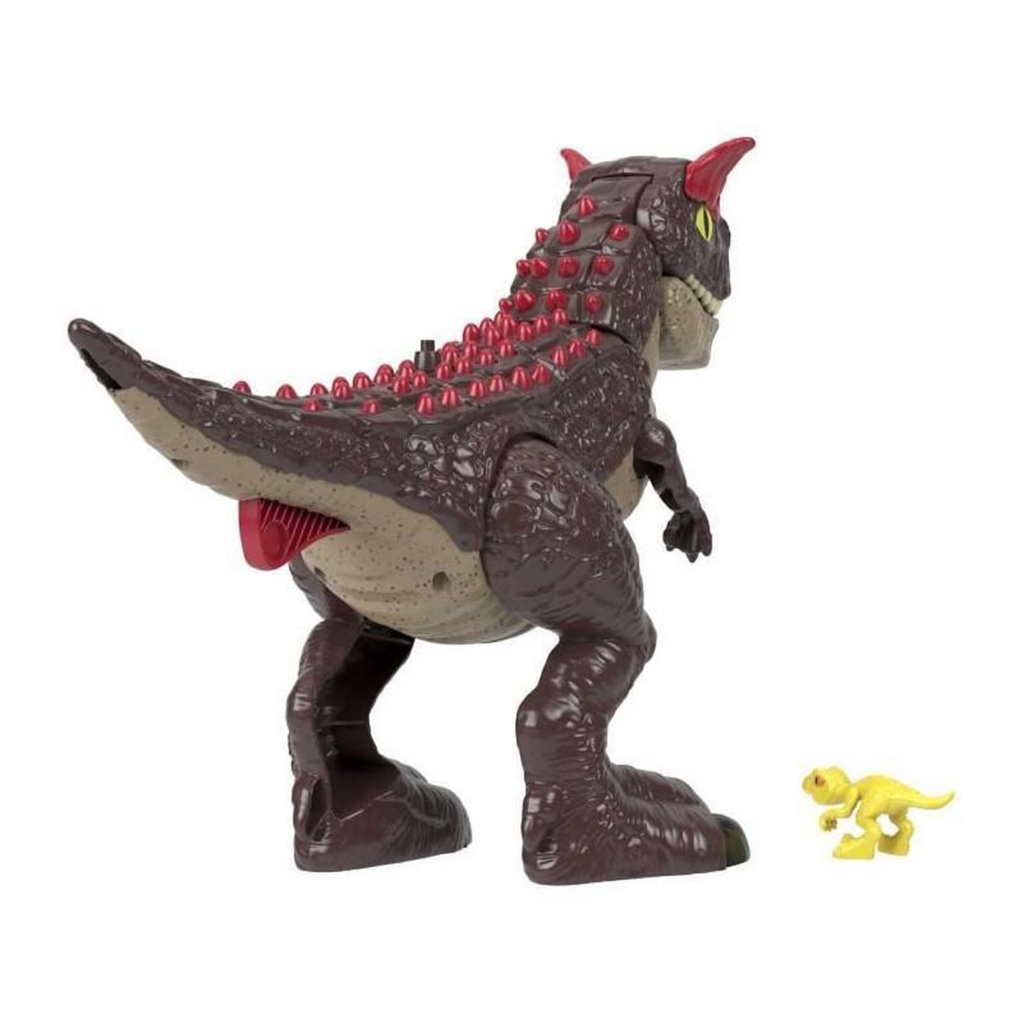 Voir la diapositive 4 : FISHER PRICE CARNOTAURUS ATTAQUE DE PIQUES - FISHER-PRICE - HML42 - FIGURINE IMAGINEXT JURASSIC WORLD