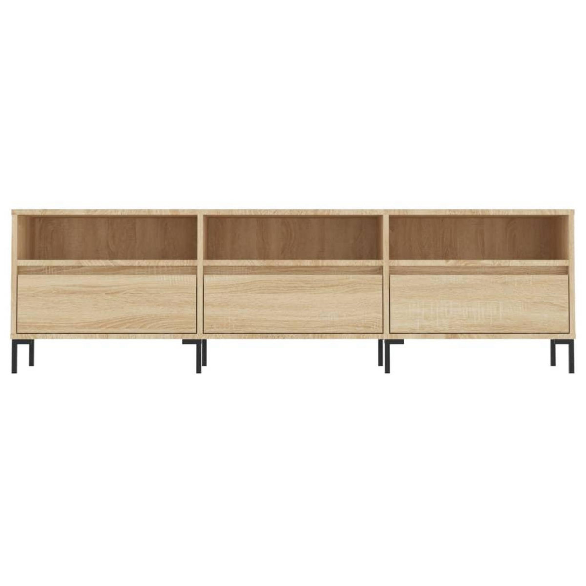 VIDAXL Meuble TV chene sonoma 150x30x44,5 cm bois d'ingenierie