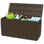 Voir la diapositive 3 : VIDAXL Boîte a coussins Marron 117x45,5x57,5 cm 270 L