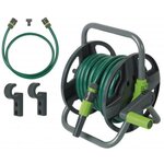 Ribitech Enrouleur de tuyau manuel portable 15m - pra/db.1104