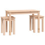 Voir la diapositive 5 : VIDAXL Tables gigognes 3 pcs Bois de pin massif