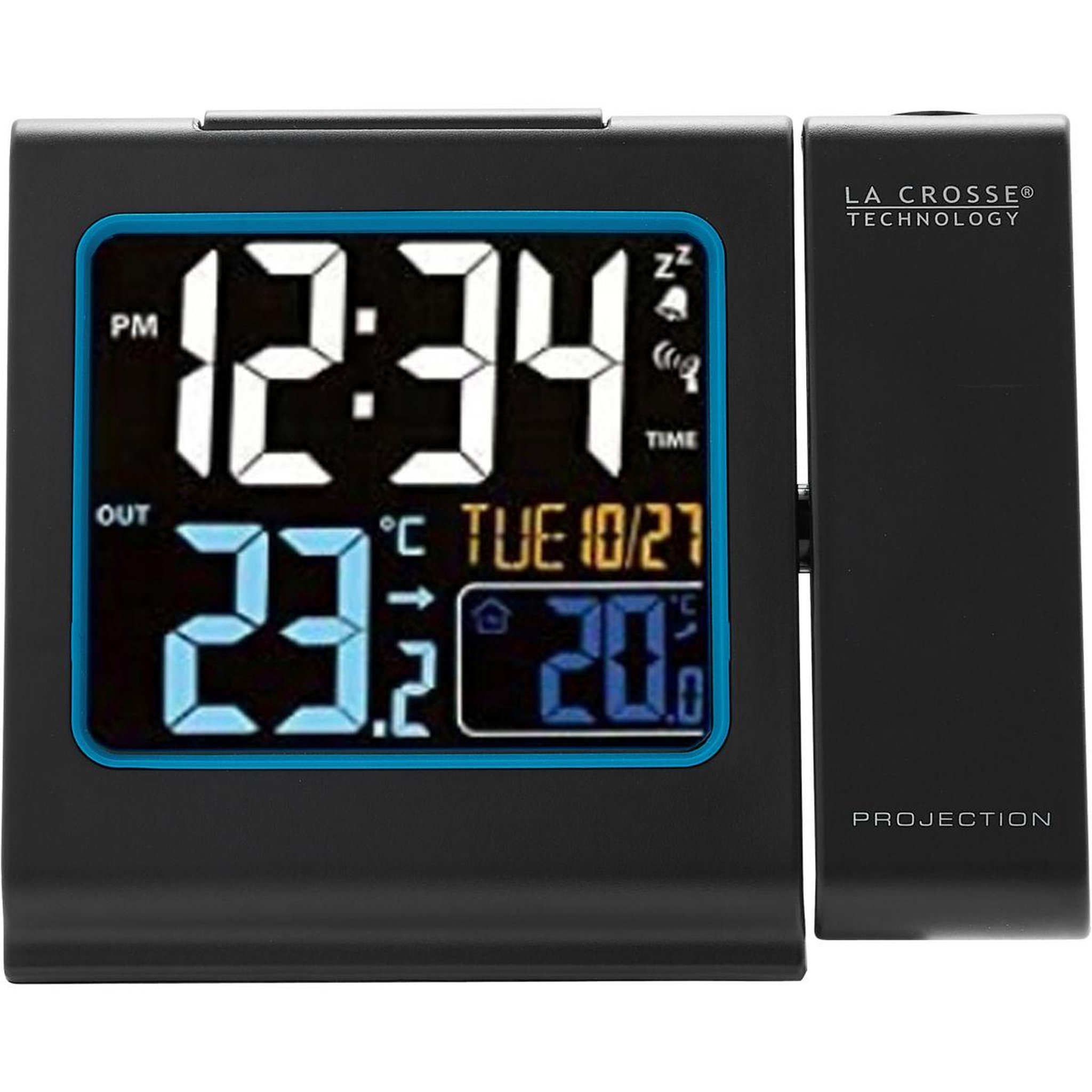 Voir la diapositive 2 : La crosse technology Réveil WT552 Noir