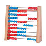 Goki GOKI Wooden abacus, 17x16.5 cm