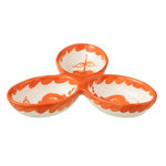 Paris Prix Service Apéritif en Céramique  Granada  24cm Orange